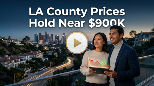 LA County Prices Hold Near $900K
